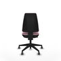 PIQUERAS Y CRESPO Silla de oficina Elche Rosa sin brazos