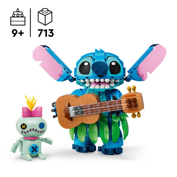 Lego Disney Stitch y Scrump, Set de Construcción 43296