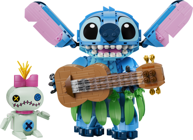 LEGO Disney Stitch y Scrump Set de Construcción de 713 Piezas con Figuras Articuladas de Stitch y Scrump LEGO Disney Stitch y Scrump Set de Construcción de 713 Piezas con Figuras Articuladas de Stitch y Scrump