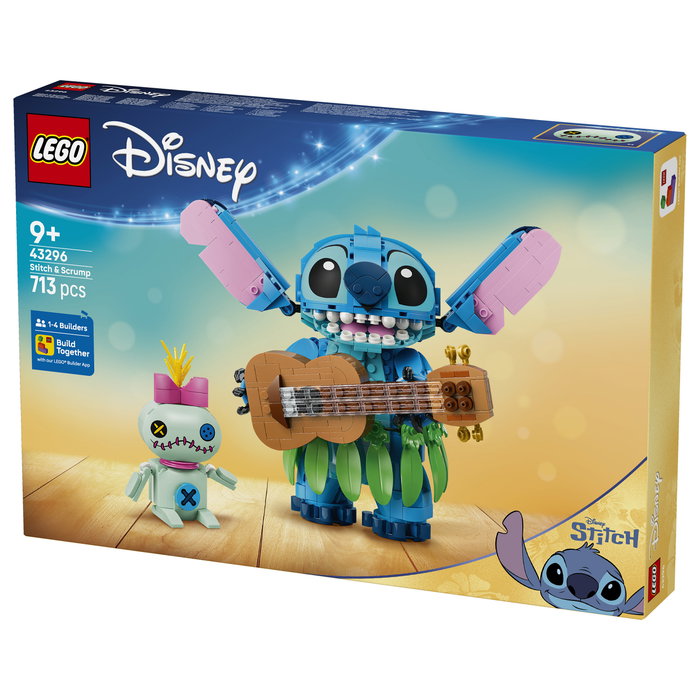 Lego Disney Stitch y Scrump, Set de Construcción 43296