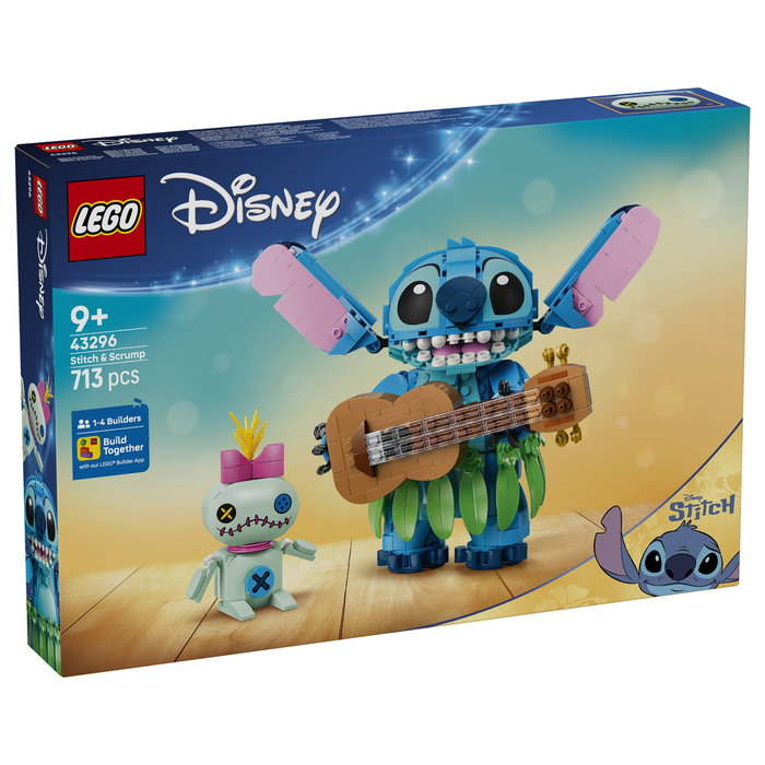 Lego Disney Stitch y Scrump, Set de Construcción 43296