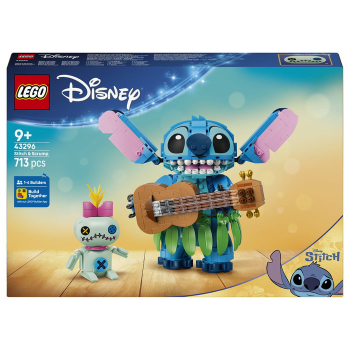 Lego Disney Stitch y Scrump, Set de Construcción 43296