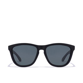 Hawkers ONE COLT Gafas de Sol Polarizadas Cuadradas Unisex - Color Black Grey, Montura TR-90, Puente 18.5 mm, Lente 44.1 mm, Varilla 140 mm