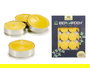 Ibergarden Set de 20 Velas Tea Light Citronela, 15 x 19 x 1.5 cm, Cera, Amarillo, Repelente de Insectos (Set de 48)