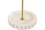 DKD Home Decor Joyero Blanco Dorado Mármol Metal Corazón 16 x 32 x 13 cm