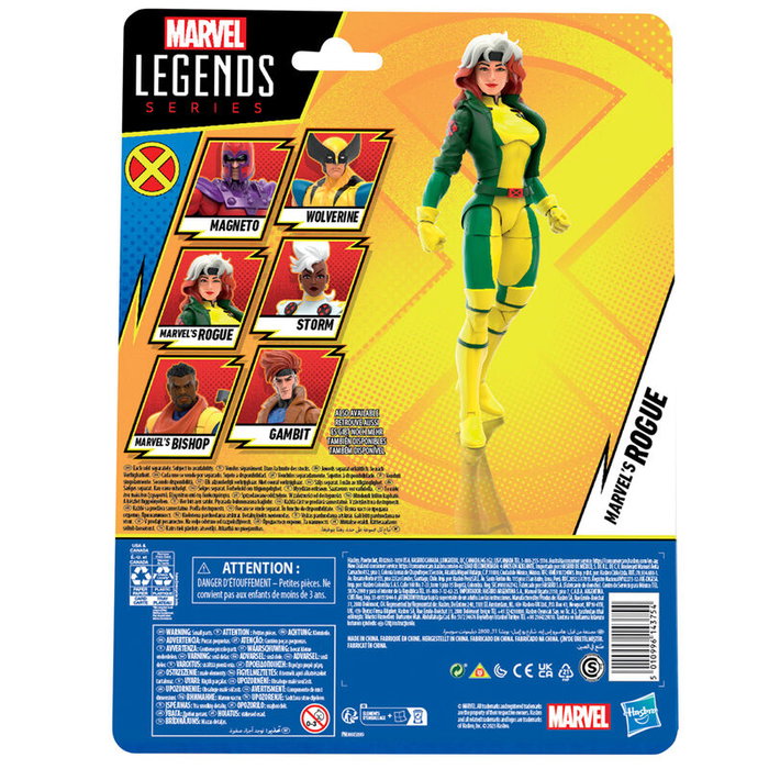 Hasbro Figura Rogue X-Men Marvel 15cm Articulada con Accesorios