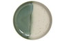 DKD Home Decor Set de 6 Platos de Porcelana Jade 24 Verde