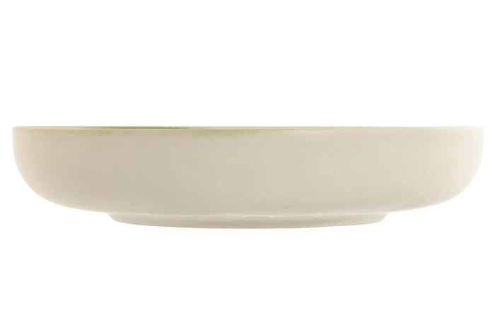 DKD Home Decor Set de 6 Platos de Porcelana Jade 24 Verde
