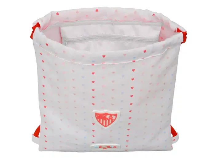 Safta Saco Plano Junior Sevilla F.C. 340x260x10 mm Saquitos Colección Oficial