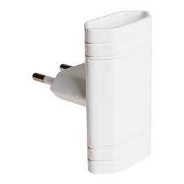 Solera Adaptador Doble 2p+t 10a 250 V~ Blanco
