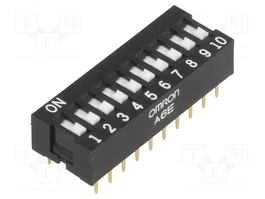 Aratas DIP-SWITCH de 10 secciones THT
