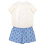 Pijama Corto Single Jersey Punto Stitch Azul XS