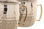 DKD Home Decor Set de 2 Tazas Coctel Moscow en Inox