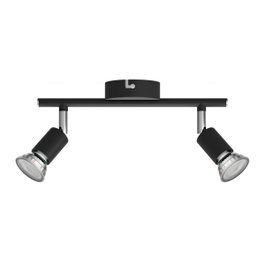 Philips Limbali Lámpara de 2 focos, color negro, GU10