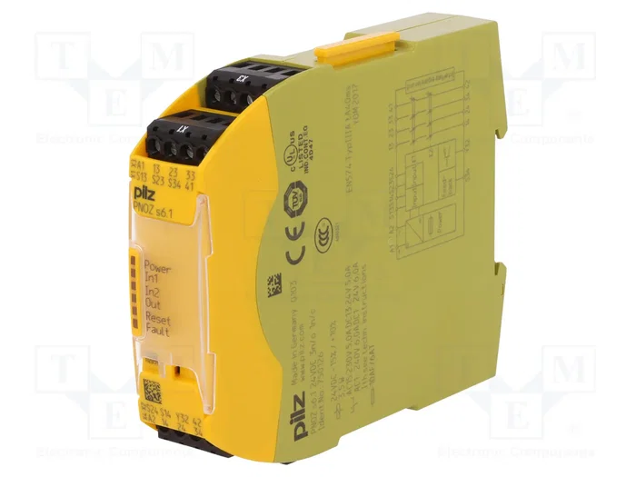 PILZ PNOZsigma PNOZ s6.1 Relé de Seguridad 24VDC PILZ PNOZsigma PNOZ s6.1 Relé de Seguridad 24VDC