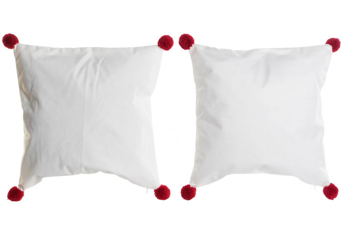 DKD Home Decor Funda Cojín Poliéster 45x45 cm, 2 Surtido