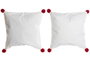 DKD Home Decor Funda Cojín Poliéster 45x45 cm, 2 Surtido
