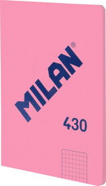 Libreta Milan 430 Serie 1918 A5 48H Encolada Cuadric.5X5 95G Rosa