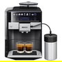 Siemens TE658209RW EQ6 Plus S800 Máquina de Café Espresso Automática, 19 bar, 1.7L, Para Granos y Molido, Negro/Acero Inoxidable