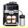 Siemens TE658209RW EQ6 Plus S800 Máquina de Café Espresso Automática, 19 bar, 1.7L, Para Granos y Molido, Negro/Acero Inoxidable