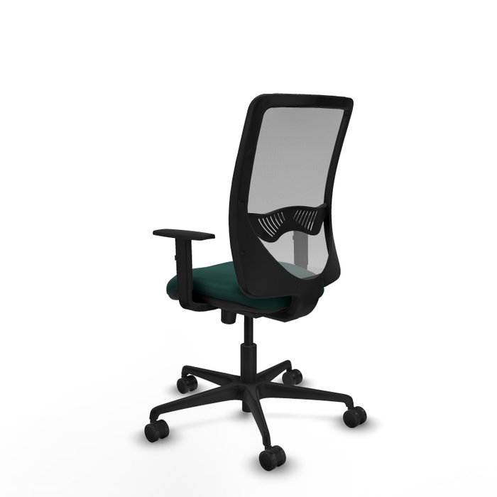 PIQUERAS Y CRESPO Silla de oficina Zulema con mecanismo Sincro, Verde botella y Gris PIQUERAS Y CRESPO Silla de oficina Zulema con mecanismo Sincro, Verde botella y Gris