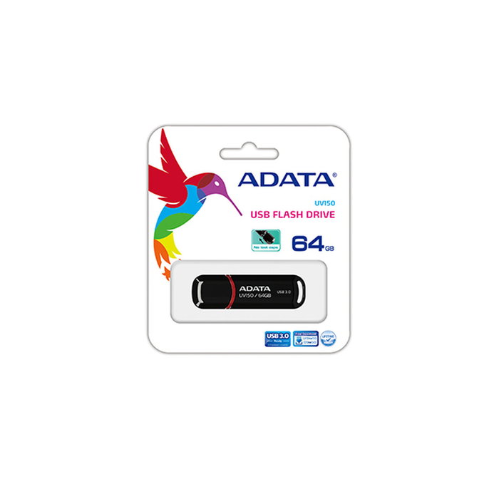 ADATA DashDrive UV150 64GB USB 3.2 Gen 1 Negro