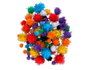 Innspiro Pompones brillantes mix colores y medidas 78u.