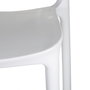 Silla Apilable Blanco Polipropileno 43 X 43 X 83,20 cm (Set de 4)