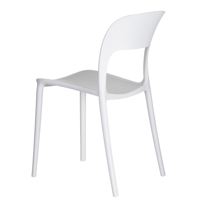Silla Apilable Blanco Polipropileno 43 X 43 X 83,20 cm (Set de 4)
