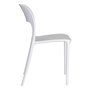 Silla Apilable Blanco Polipropileno 43 X 43 X 83,20 cm (Set de 4)