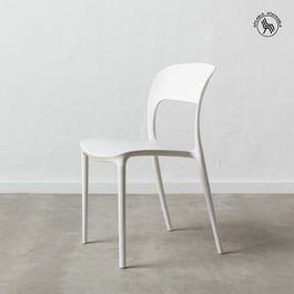 Silla Apilable Blanco Polipropileno 43 X 43 X 83,20 cm (Set de 4)