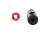 PRO CAR Enchufe de mechero de coche con borna de tornillo, 8A, negro