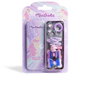 MARTINELIA UNICORN TIN ESTUCHE - Estuche metálico con diseño unicornio, incluye 10 piezas: 2 lazos, 3 pinzas, coletero, anillos y más - Colección Little Unicorn, regalo perfecto