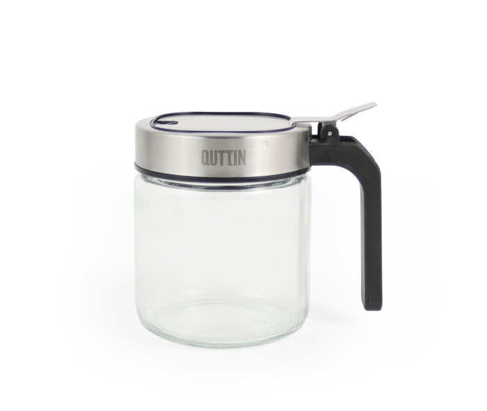 Quttin Dispensador de Especias con Tapa, 300 ml, Acero Inoxidable, Dimensiones: 7,8 cm Ancho x **9,5 cm Alto x 10,6 cm Largo (36 Unidades)