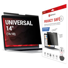 Displex DISPLEX Privacy Safe Protector Pantalla Universal Magnético 14" 16:10 Antireflejos - Filtro Privacidad y Luz Azul 5H 02053