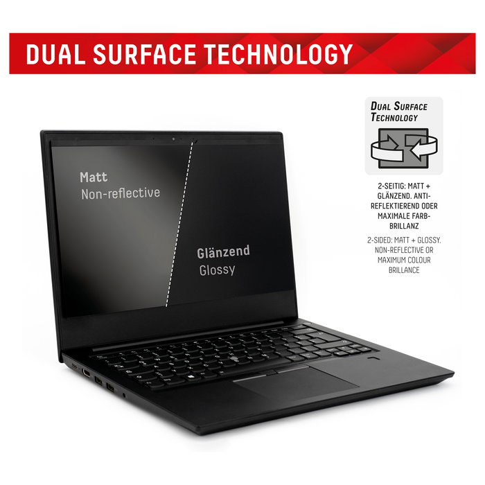 Displex DISPLEX Privacy Safe Protector Pantalla Universal Magnético 14" 16:10 Antireflejos - Filtro Privacidad y Luz Azul 5H 02053