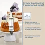 Dr Oetker Juego de taza medidora y jeringa para repostería - Edición Baker