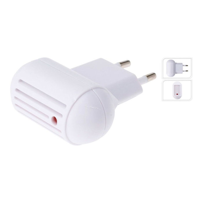 Basics Antimosquitos Ultrasónico para Uso Interior 20000-45000 Hz Euroenchufe 0.5W 230V 5.5x3x7 cm