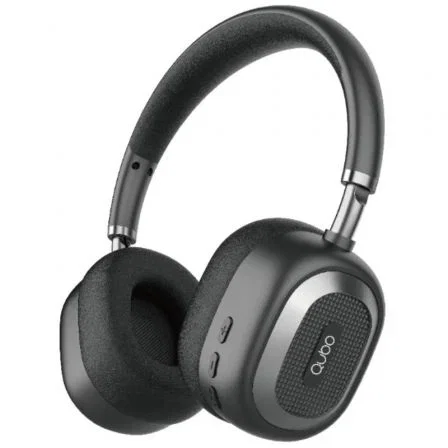 Qubo Auriculares Inalámbricos HD-100 BK con Micrófono Bluetooth Negros 5.4 Qubo Auriculares Inalámbricos HD-100 BK con Micrófono Bluetooth Negros 5.4