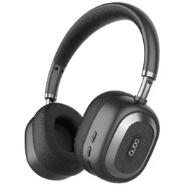 Qubo Auriculares Inalámbricos HD-100 con Bluetooth 5.4, Micrófono, 8 Horas de Batería, Control Táctil, USB-C, Color Negro
