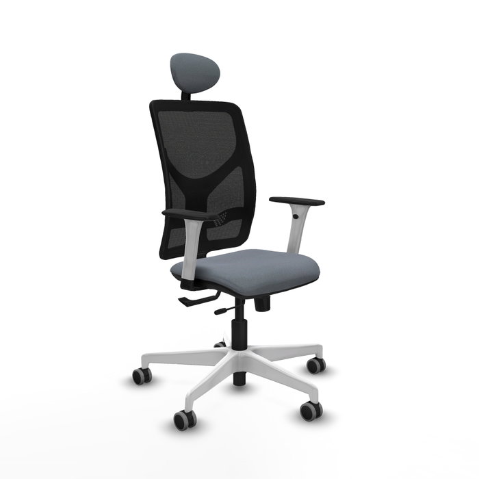 PIQUERAS Y CRESPO Silla de oficina Motilla con mecanismo Sincro/Traslack Gris y Negro PIQUERAS Y CRESPO Silla de oficina Motilla con mecanismo Sincro/Traslack Gris y Negro
