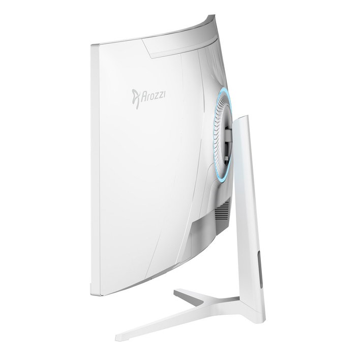 Arozzi TFT Nova 34" Curvo - Monitor Gaming VA, Resolución 3440 x 1440 4K Ultra HD, 165Hz, 1ms, Blanco
