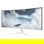 Arozzi TFT Nova 34" Curvo - Monitor Gaming VA, Resolución 3440 x 1440 4K Ultra HD, 165Hz, 1ms, Blanco
