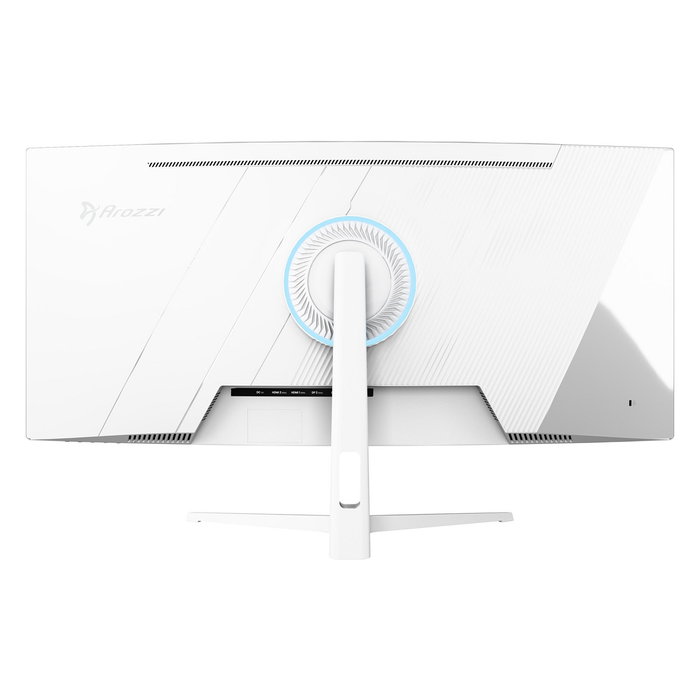 Arozzi TFT Nova 34" Curvo - Monitor Gaming VA, Resolución 3440 x 1440 4K Ultra HD, 165Hz, 1ms, Blanco