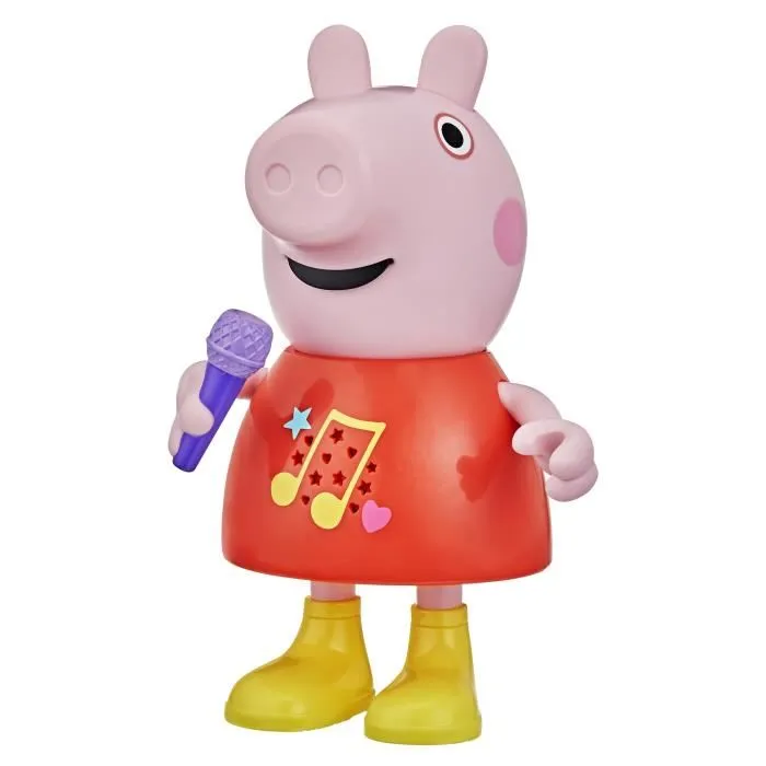 Hasbro HASG05185F0 Juguete musical Peppa Pig parlante y cantor con más de 50 sonidos, frases y canciones preescolar para niñas y niños