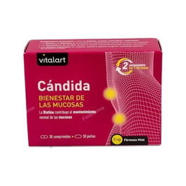 Vitalart Candida 30 Comprimidos + 30 Perlas