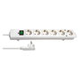 Brennenstuhl Comfort-Line 6 salidas AC con cable de 2 m Blanco