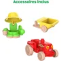 Sophie La Girafe SOP3056567002282 - Conjunto de Accesorios de Jardinera, Tractor y Carretilla - Juego Completo