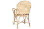 DKD Home Decor Silla de Bambú y Ratán Natural