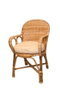 DKD Home Decor Silla de Bambú y Ratán Natural